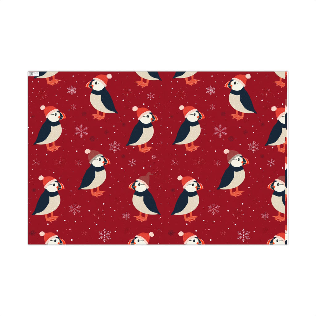 Puffin Christmas Wrapping Paper