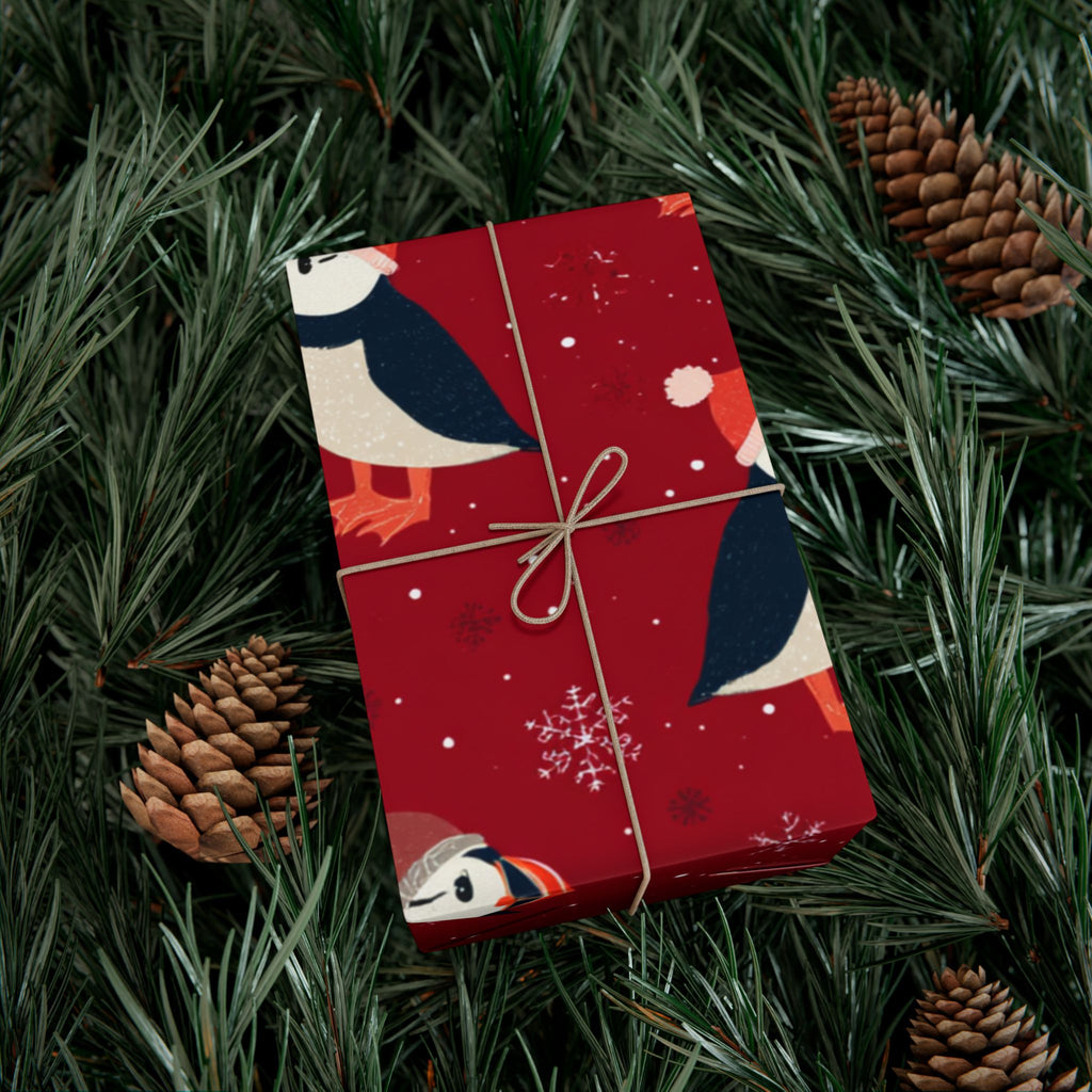 Puffin Christmas Wrapping Paper